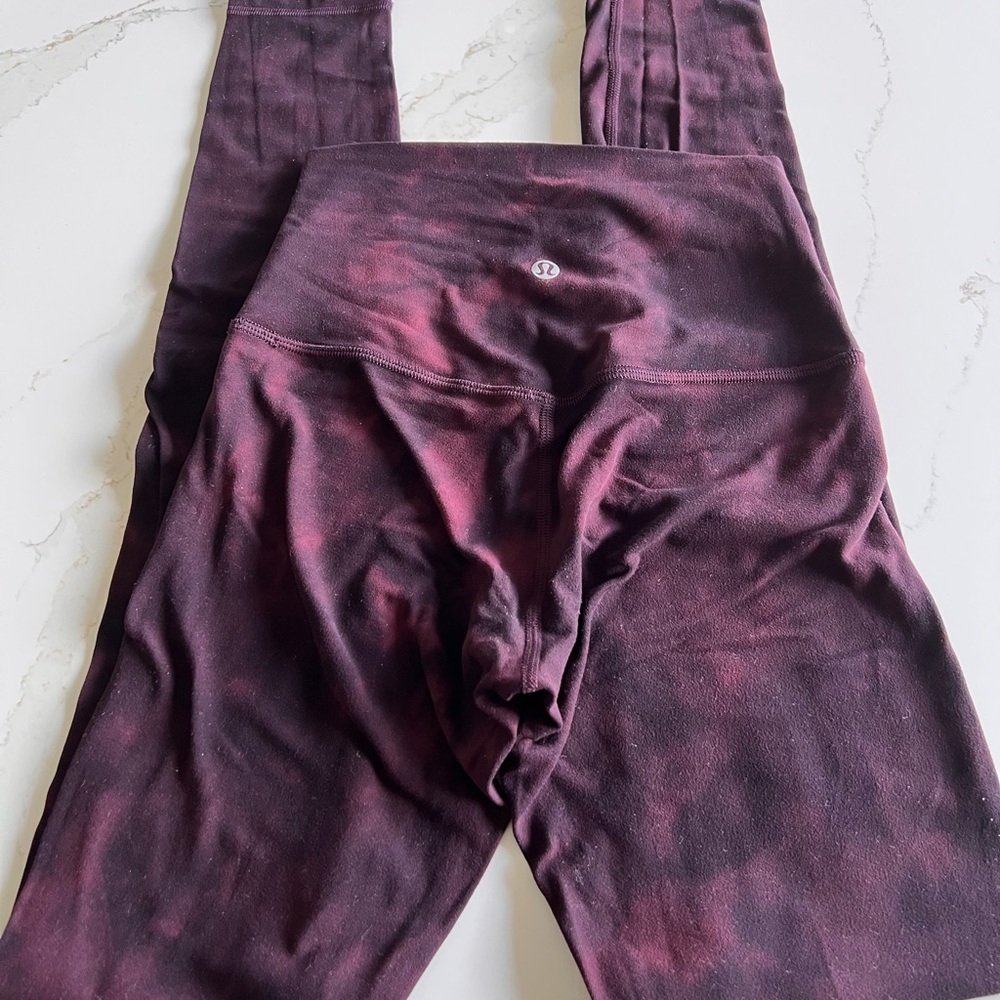 lululemon athletica High-Rise Leggings in Deep Wine/Plum - Picture 3 of 7